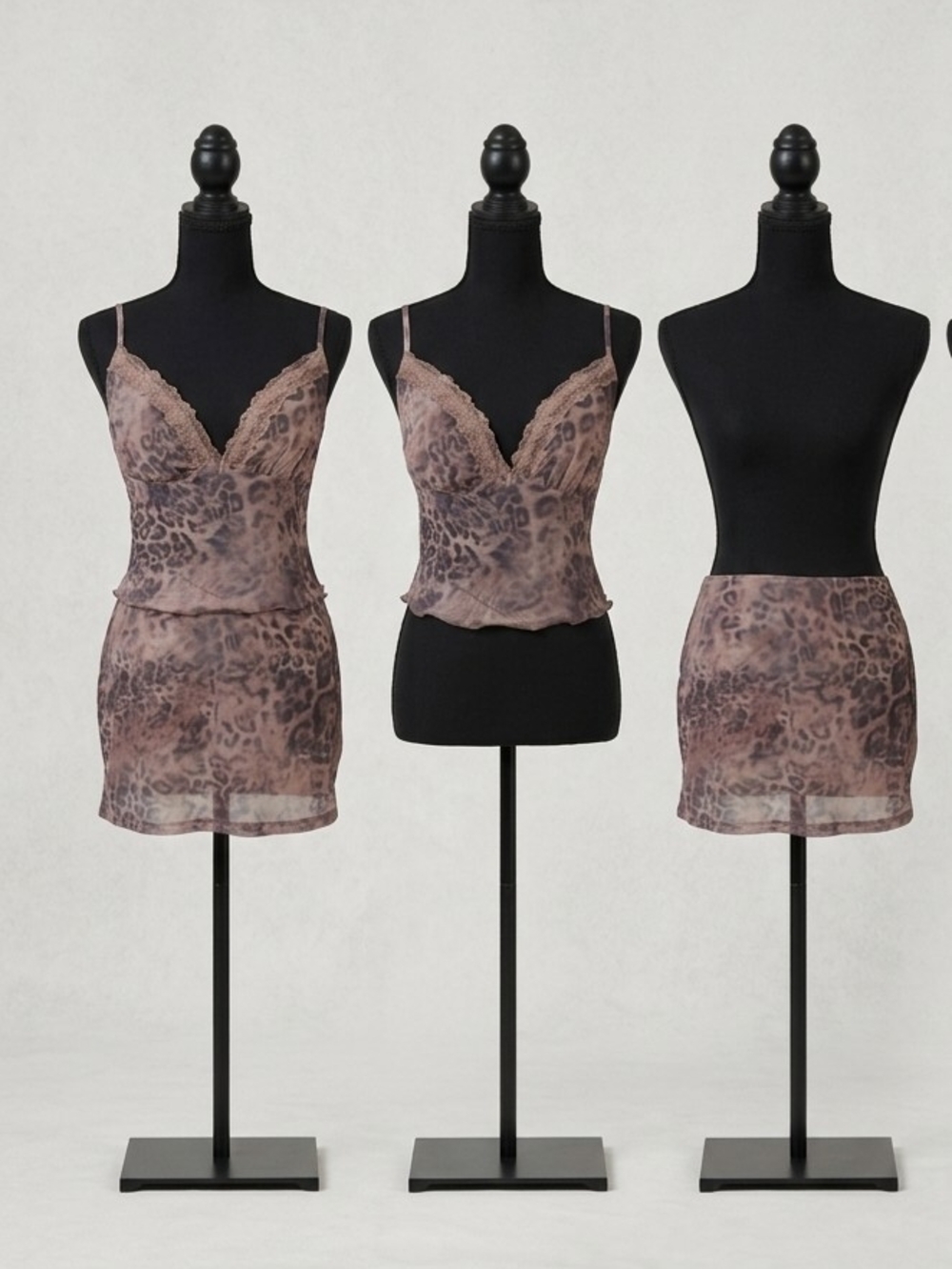 Princess Polly Size 6 Leopard-Print Cami & Skirt Set